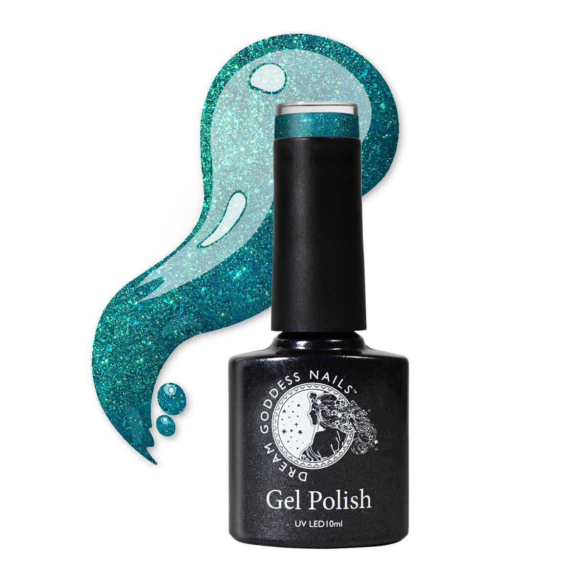 Dream Goddess Gel Polish 10ml EMERALD SPARKLE