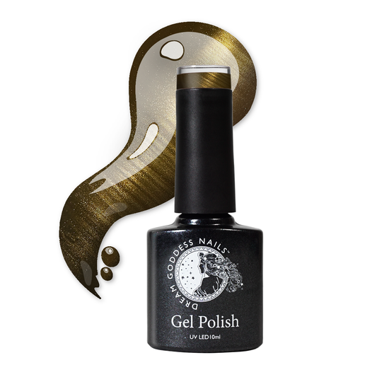 Dream Goddess Gel Polish 10ml NEBULA GOLD Cats Eye