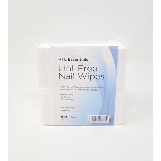 HTL Essentials Lint Free Nail Wipes 400pk