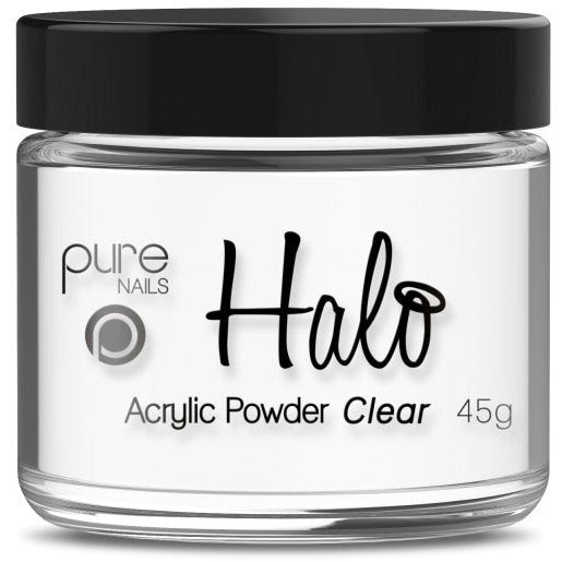 Pure Nails Halo Acrylic Powder Clear 45g