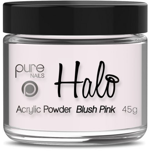 Pure Nails Halo Acrylic Powder Blush Pink 45g
