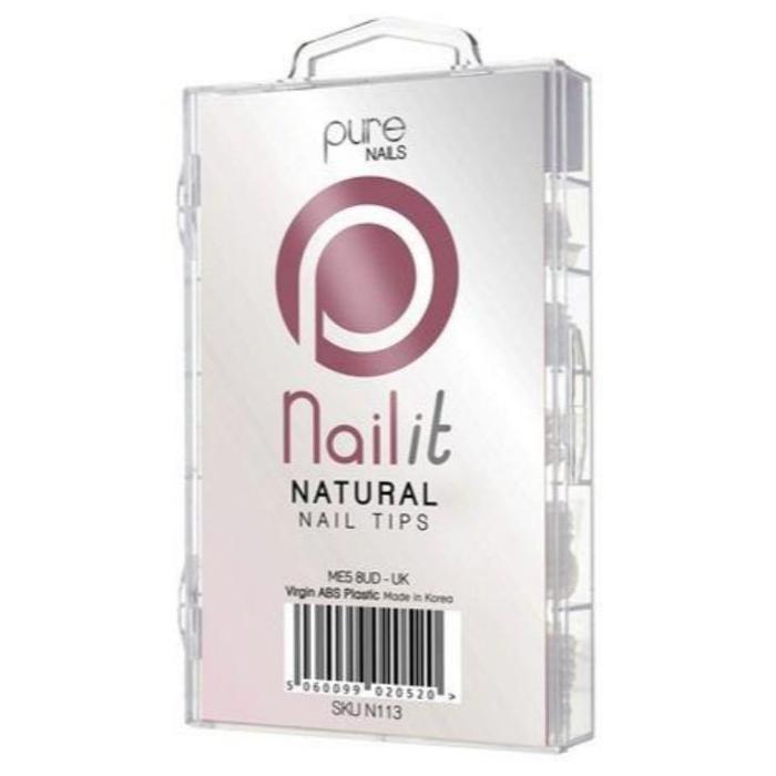 Pure Nails Nail It Natural Nail Tips 100pk